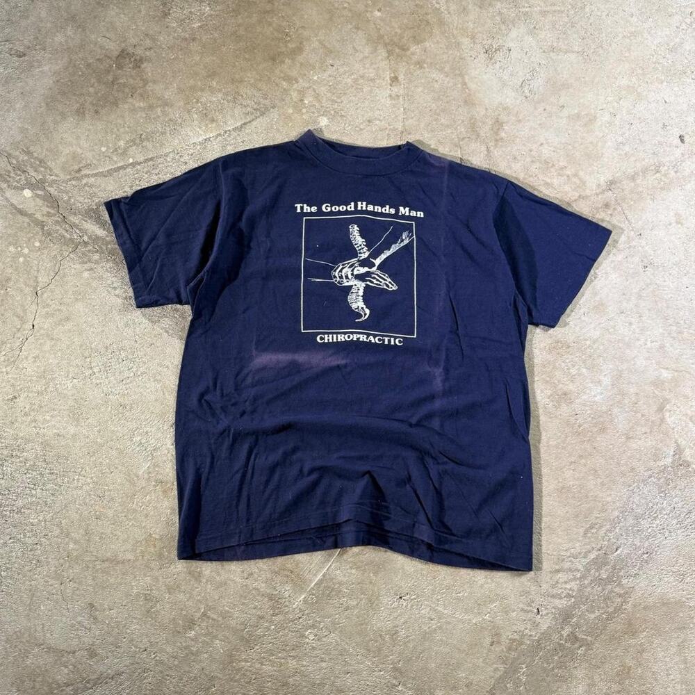 Vintage 80’s 90’s Chiropractic Single Stitch Graphic T-Shirt